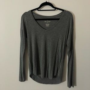 american eagle grey soft and sexy long sleeve tee